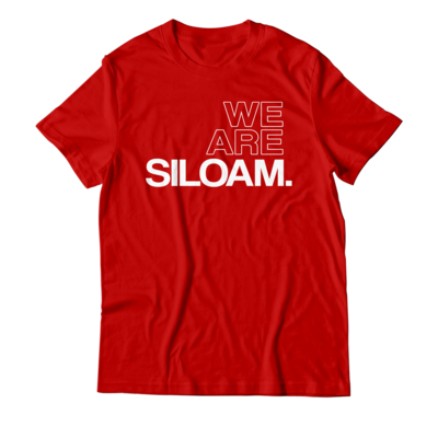 We Are Siloam T-shirt - Red & White