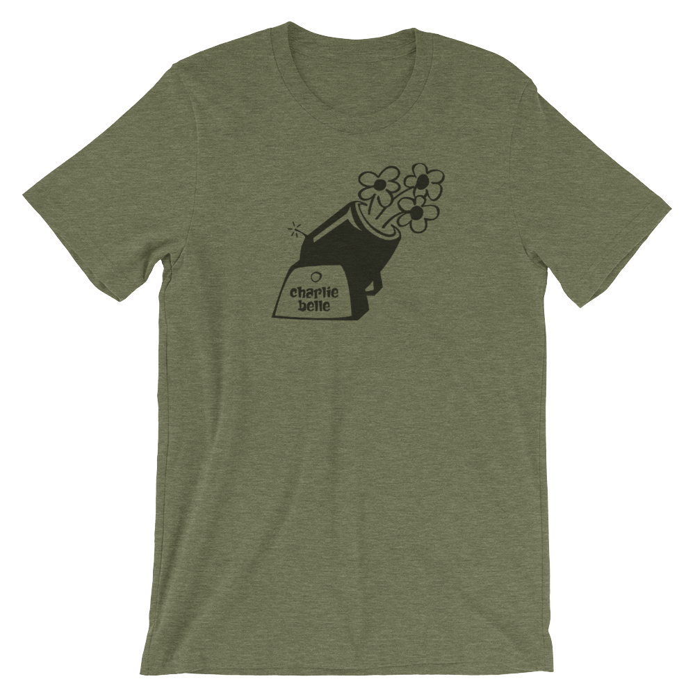 Classic Logo Tee in Heather Olive