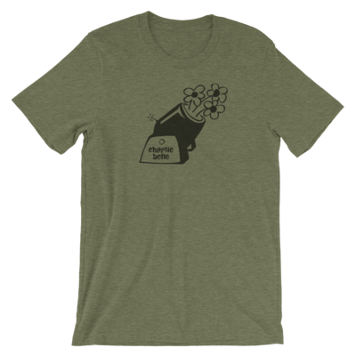 Classic Logo Tee in Heather Olive