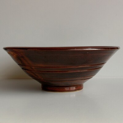 Brown Studio Pottery Bowl by Norman Salter of Bridgnorth