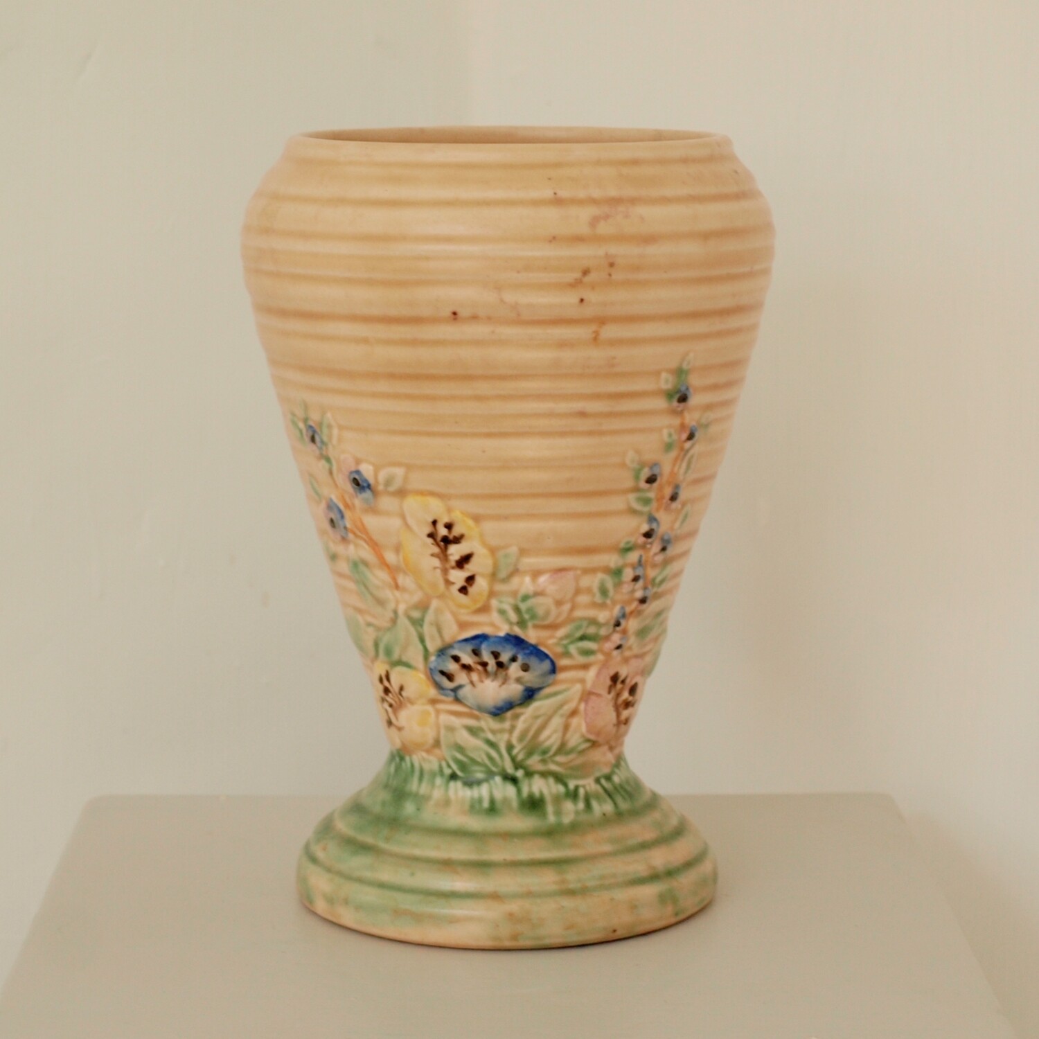 Tall Vintage Price Brothers Endon Springtime Floral Vase