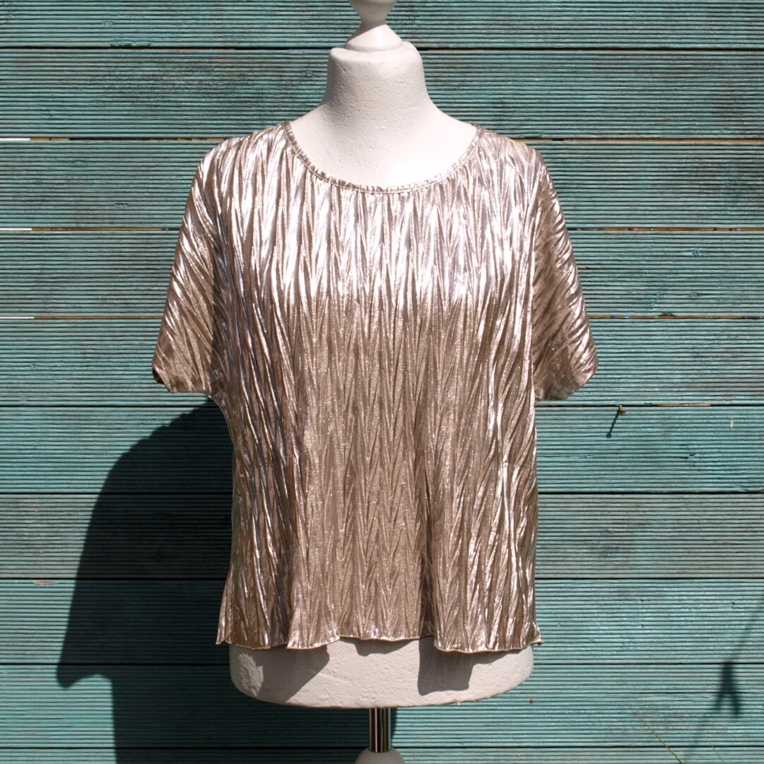 Ladies Gold Party Top by Afibel 46/48