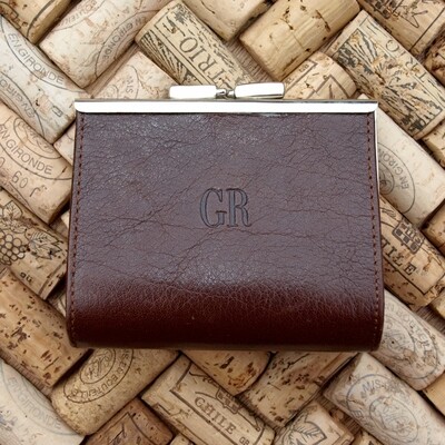 Small Brown Leather Georges Rech Coin Purse