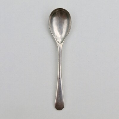 Antique EnglishSolid Silver Salt or Mustard Spoon
