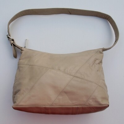 Le Sac Noir Small Ladies Beige Leather Shoulder Bag