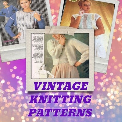 Vintage Knitting Patterns