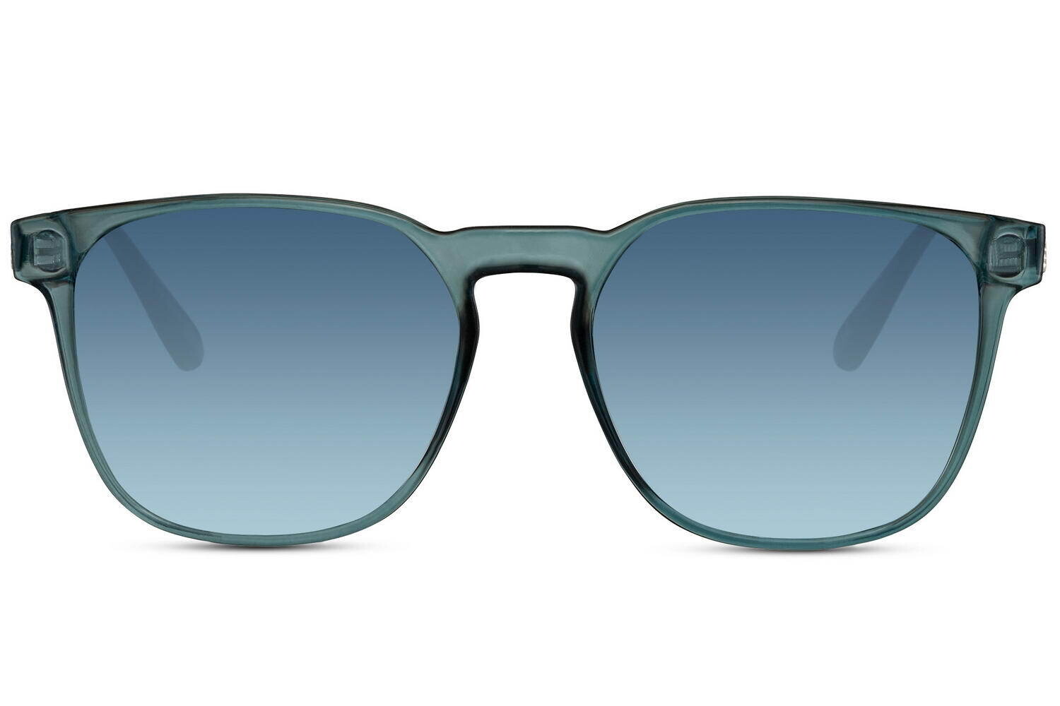 Unisex Blue Recycled Plastic Sunglasses