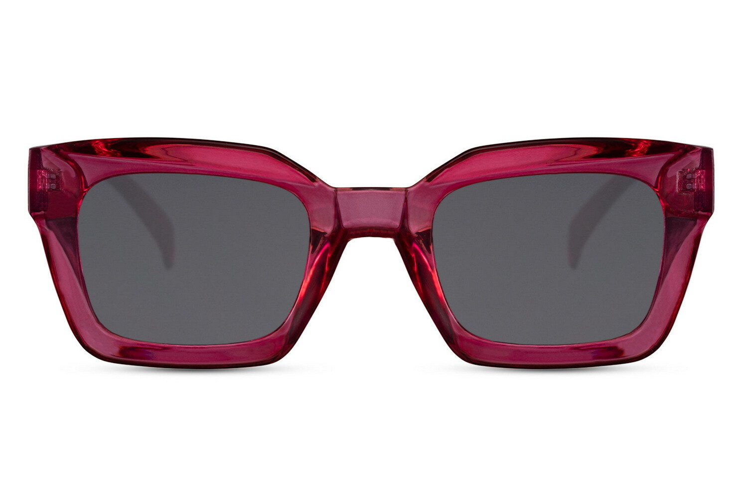 Women's Red-Pink Recycled Plastic Sunglasses
