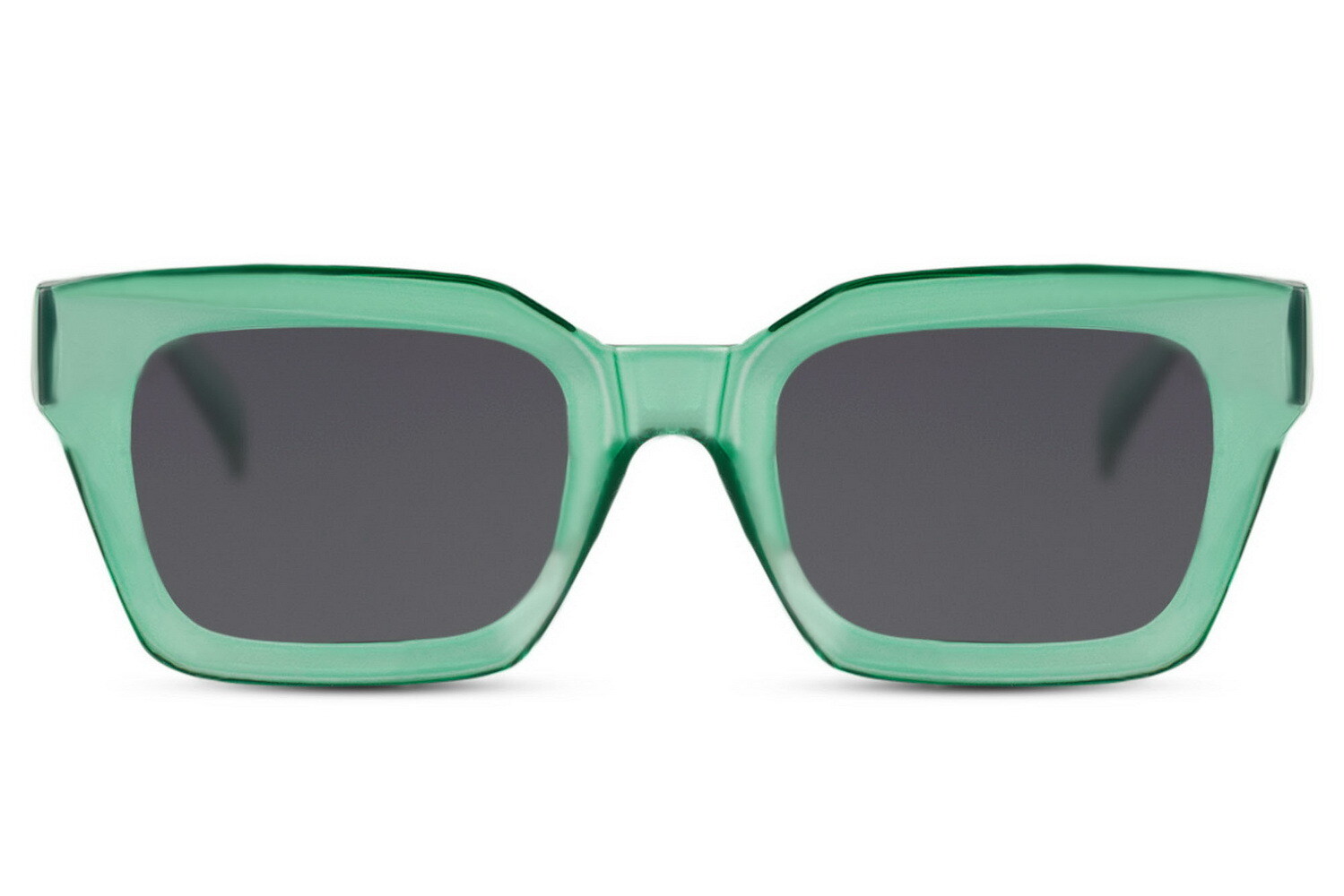 Women's Green Recycled Retro Style Sunglasses