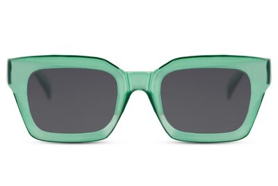 Women's Green Recycled Retro Style Sunglasses