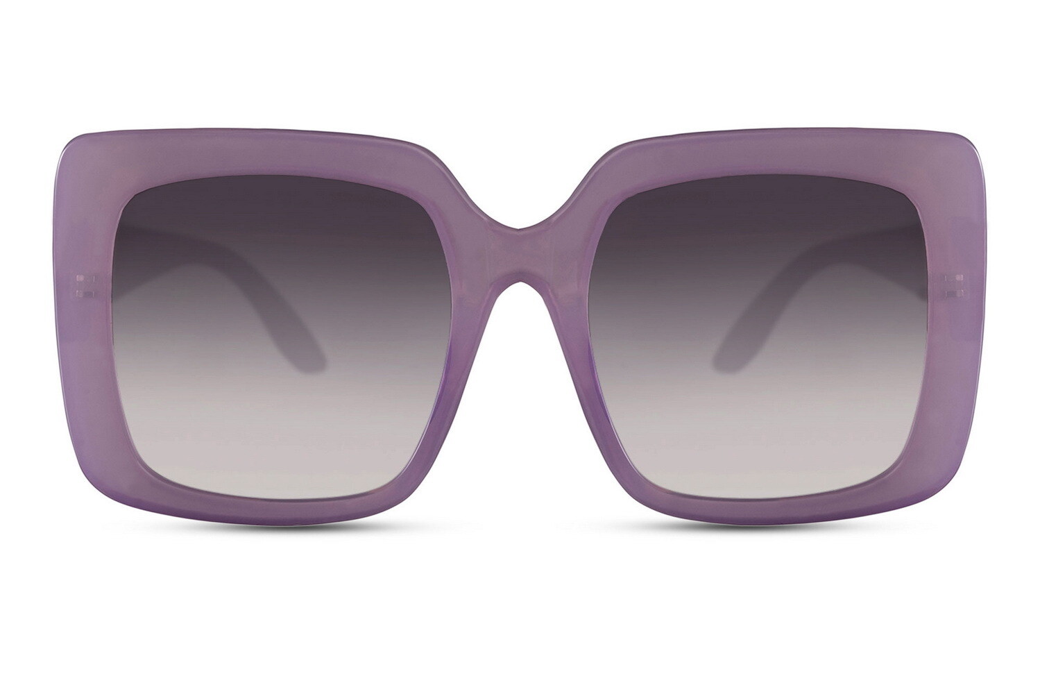 Women's Oversize 70s Style Lilac Sunglasses