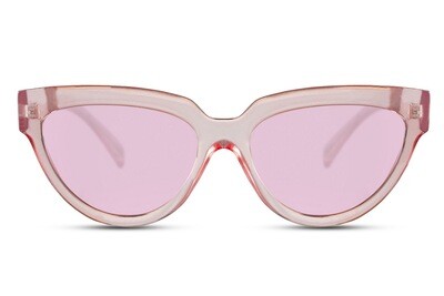 Women's Translucent Pink Sunglasses