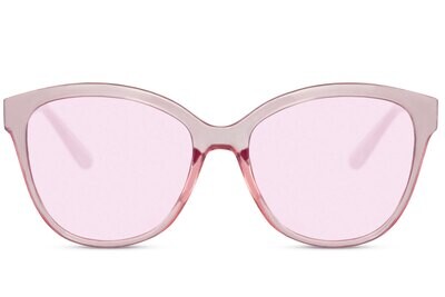 Women's Pale Pink Recycled Plastic Sunglasses