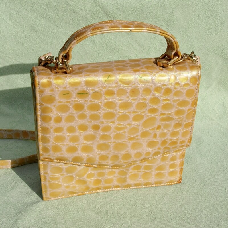 Holmes of Norwich Vintage Yellow Bag