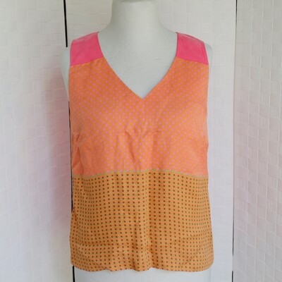 Nice Things Sleeveless Pink Cupro Viscose Top