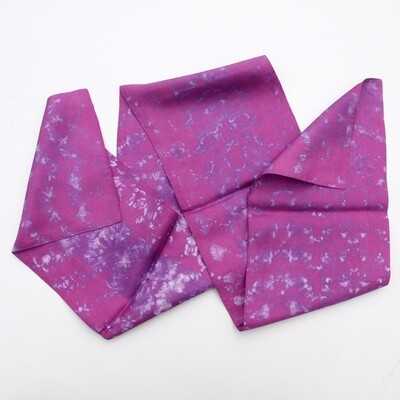 Lynda Rectangular Pink Silk Scarf 