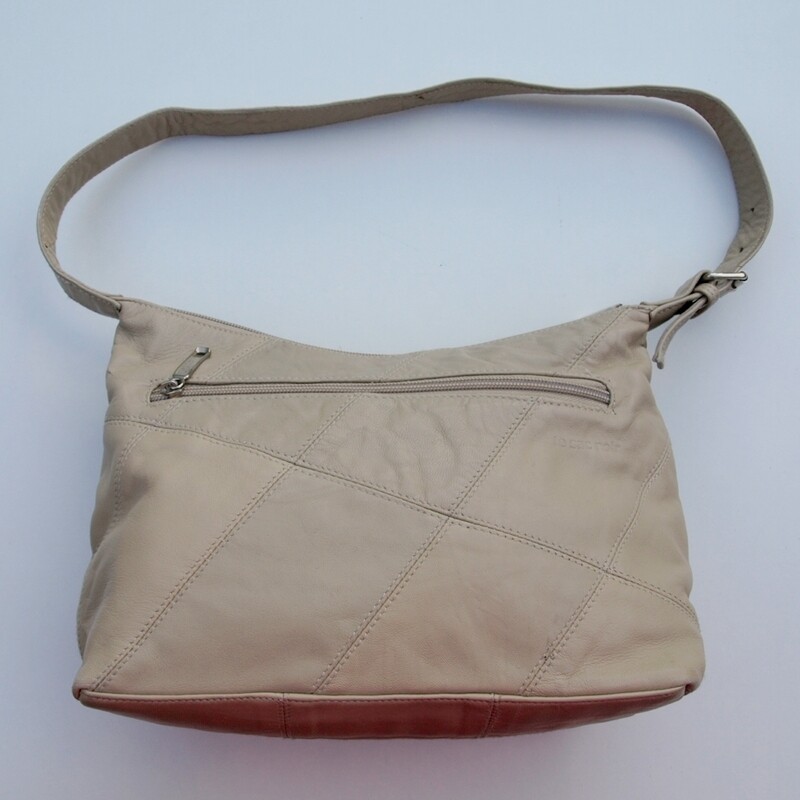 Le Sac Noir Small Ladies Beige Leather Shoulder Bag