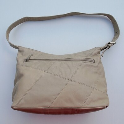 Le Sac Noir Small Ladies Beige Leather Shoulder Bag