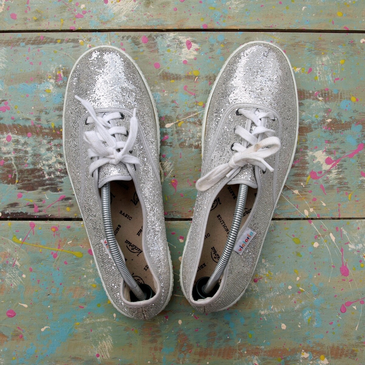 Ladies Silver Pumps by Victoria Editions 7