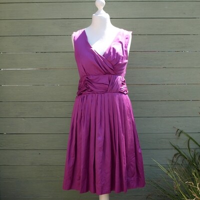 Pink Silk Summer Party Dress By Naughty 