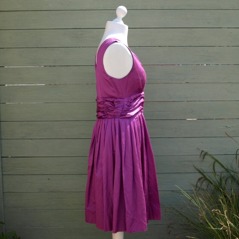 Pink Silk Summer Party Dress By Naughty - 14