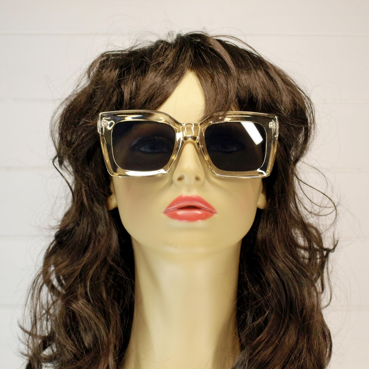 Eco-Friendly Large Grey Recycled Plastic Sunglasses