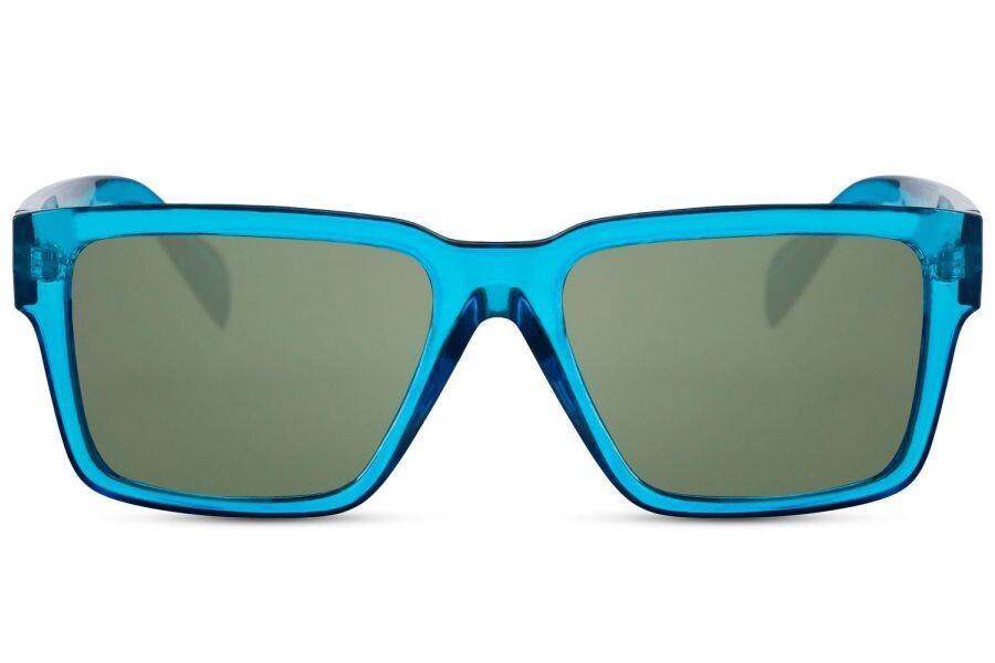 Mens &amp; Womens Bright Blue Recycled Plastic Sunglasses