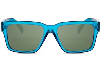 Mens &amp; Womens Bright Blue Recycled Plastic Sunglasses