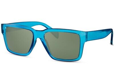 Mens &amp; Womens Bright Blue Recycled Plastic Sunglasses