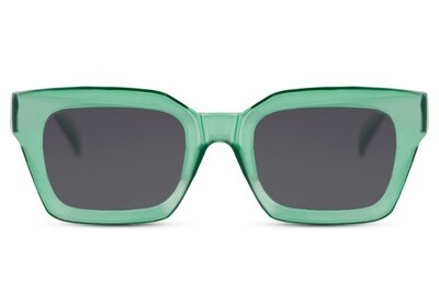 Women's Green Recycled Retro Style Sunglasses