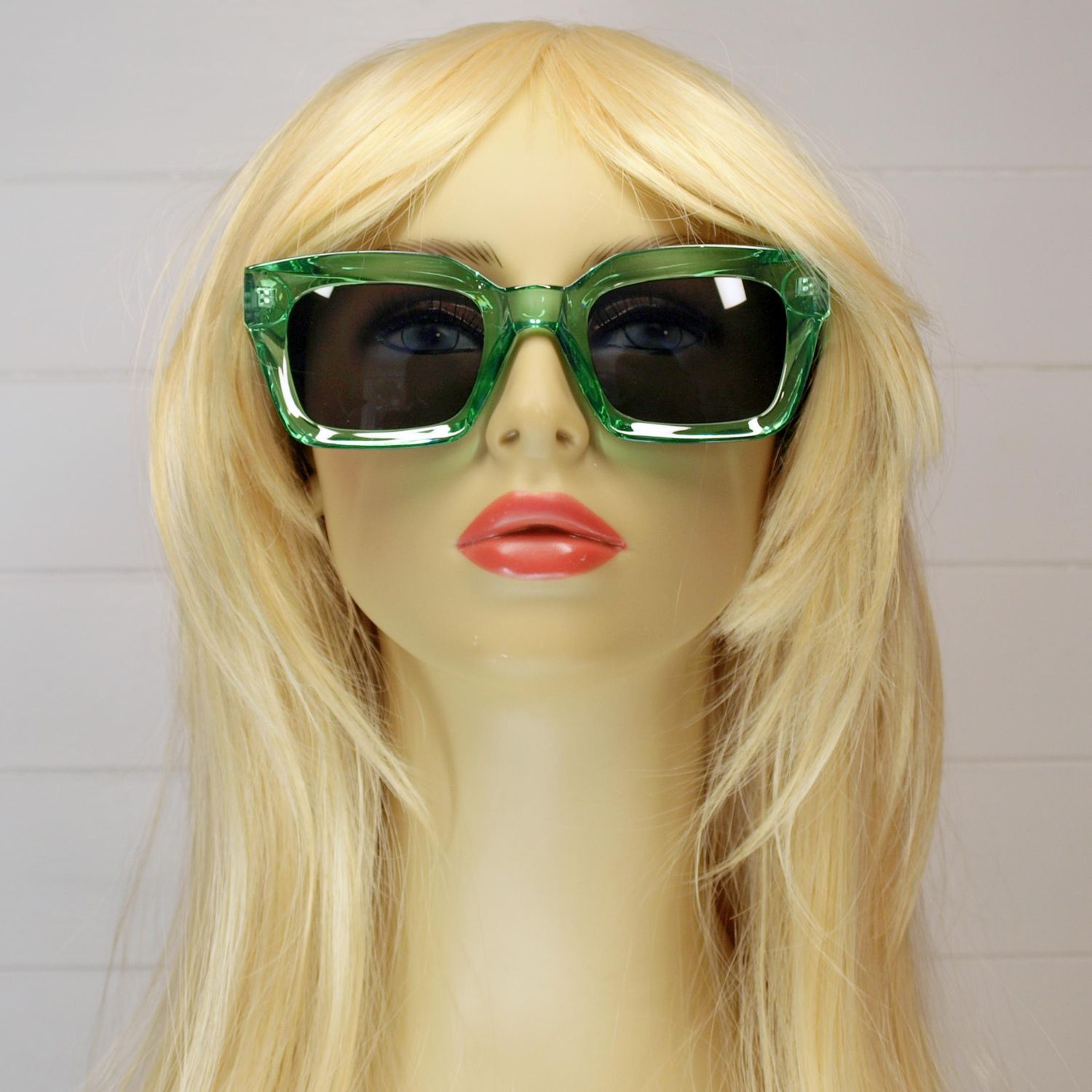 Eco-Friendly Green Recycled Retro Style Sunglasses