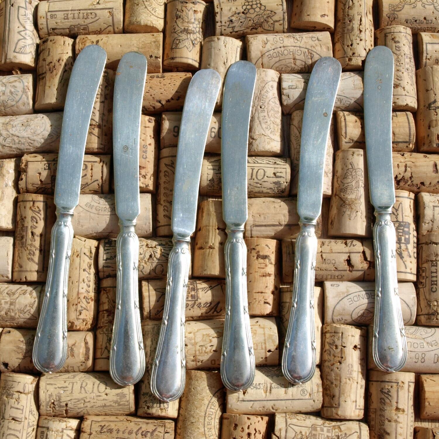 Silver Small Butter or Cheese Knives