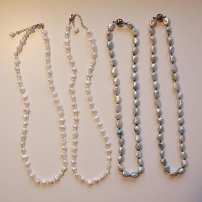 Two Pairs of Freshwater Pearl Necklaces