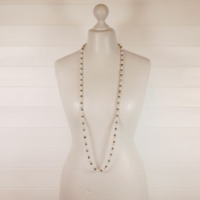 Extra Long Hand Knotted Pearl Necklace - Flapper Girl Length