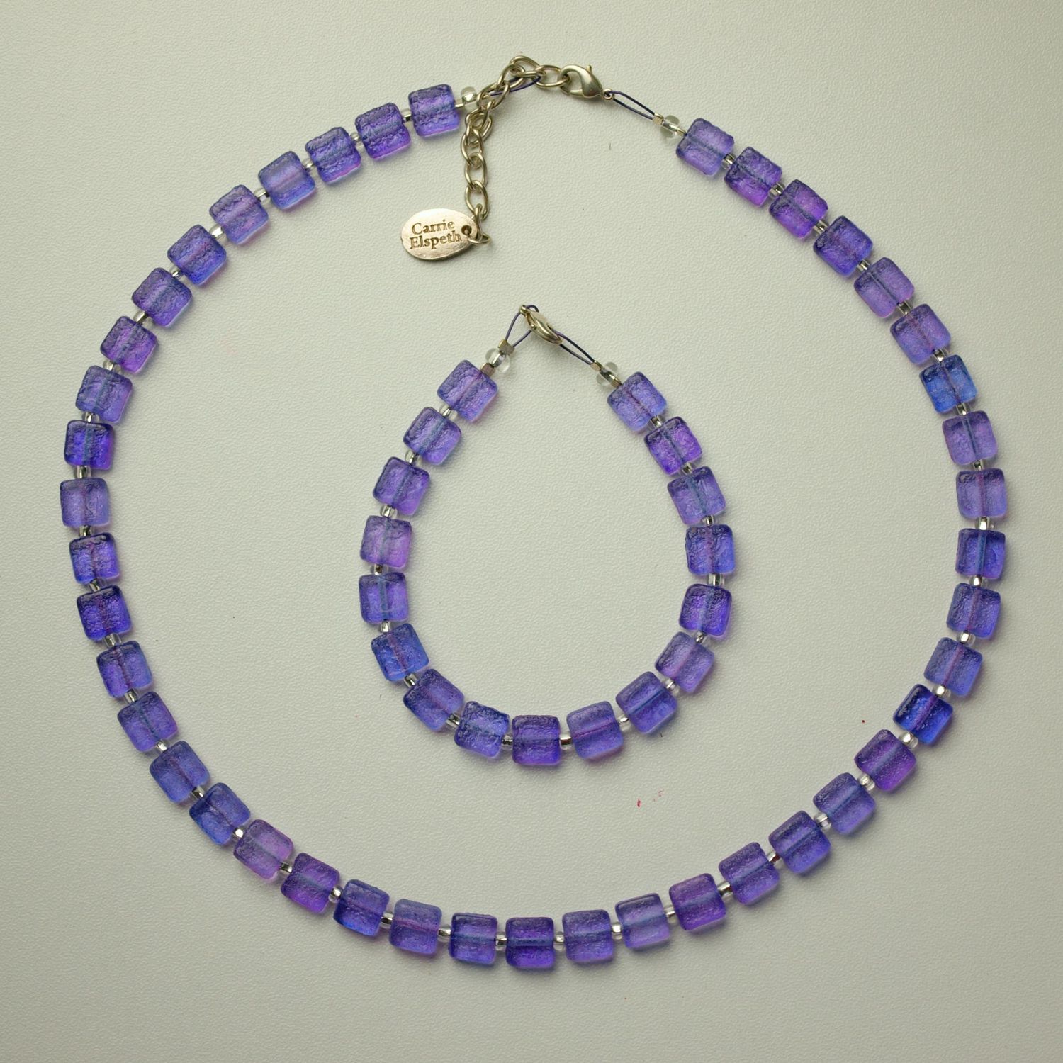 Carrie Espeth Czech Glass Necklace &amp; Bracelet