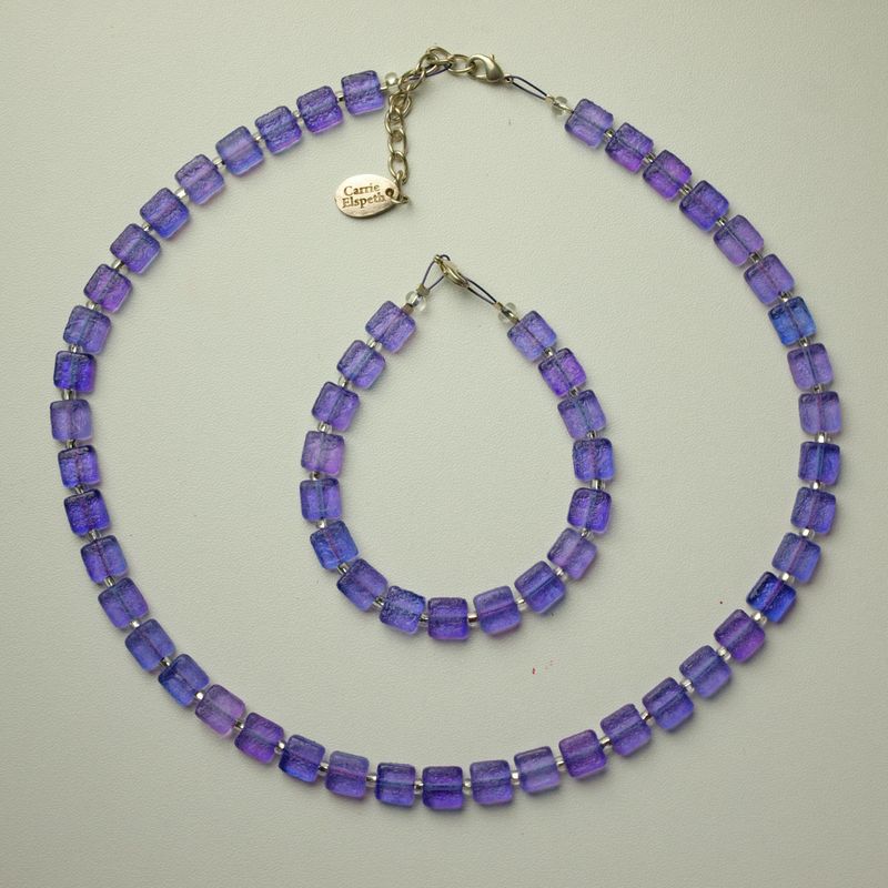 Carrie Elspeth Czech Glass Necklace &amp; Bracelet