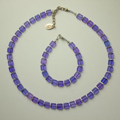 Carrie Espeth Czech Glass Necklace &amp; Bracelet