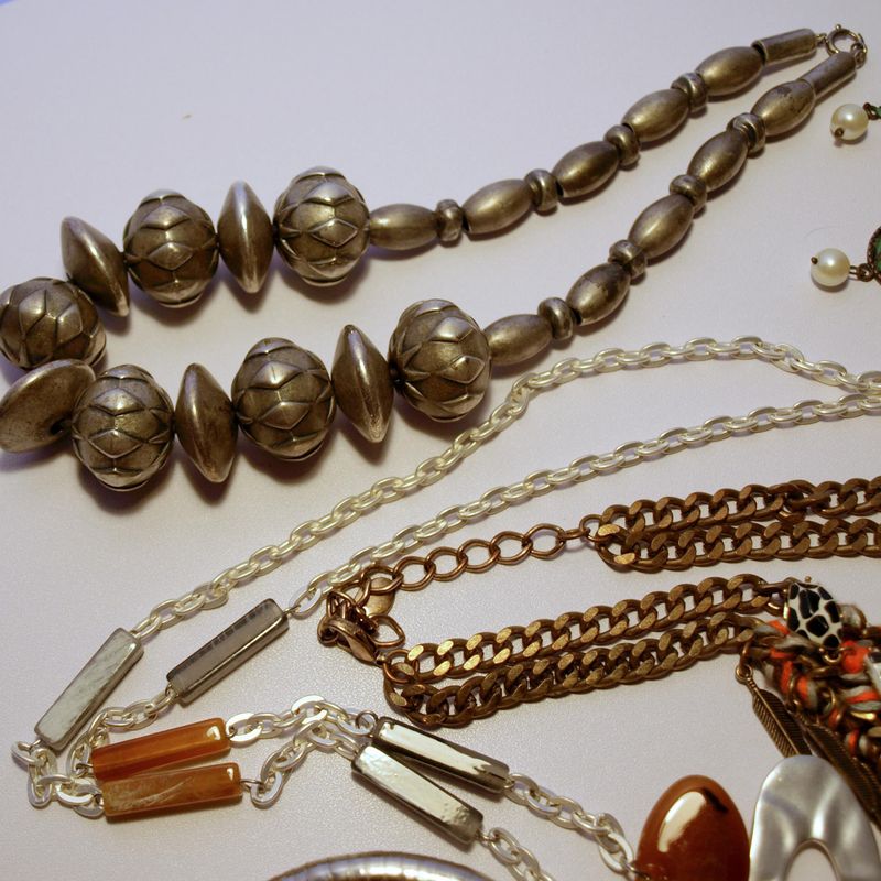 Wholesale Lot of Five Costume Jewellery Necklaces