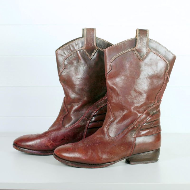 Vintage Leather Diesel Boots
