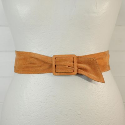 Vintage Orange Suede Osprey Belt