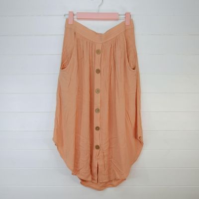 Rip Curl Classic Summer Surf Skirt - Peach Viscose - M