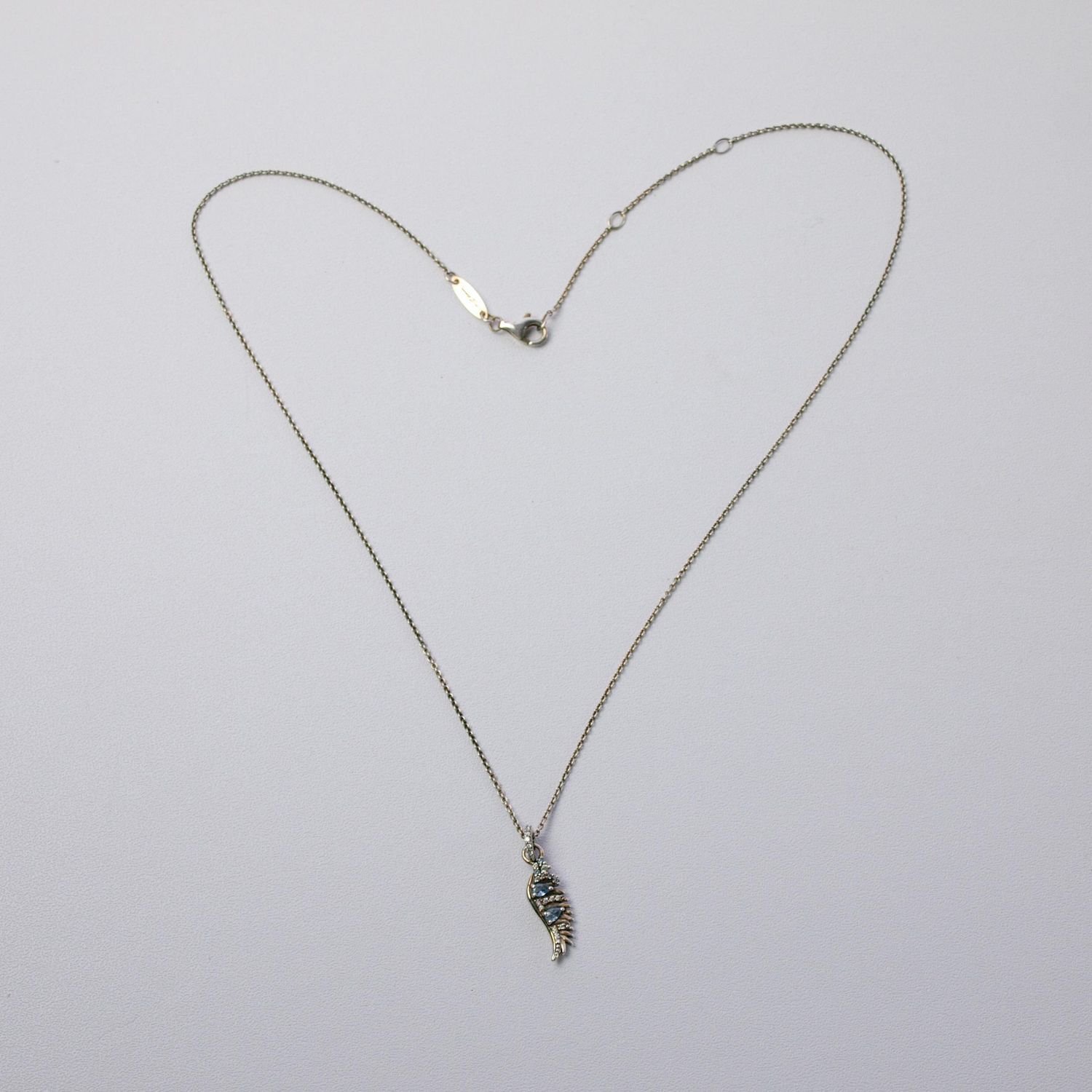 Thomas Sabo Solid Silver Angel Wing Necklace