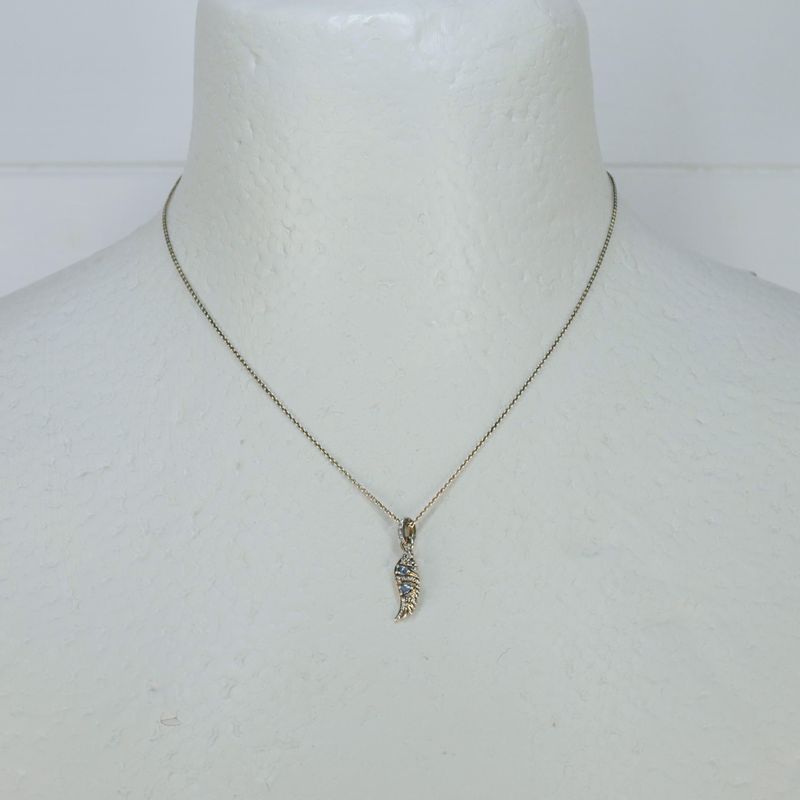 Thomas Sabo Solid Silver Angel Wing Necklace