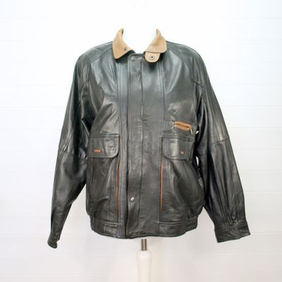 Mens Black Soft Leather Jacket
