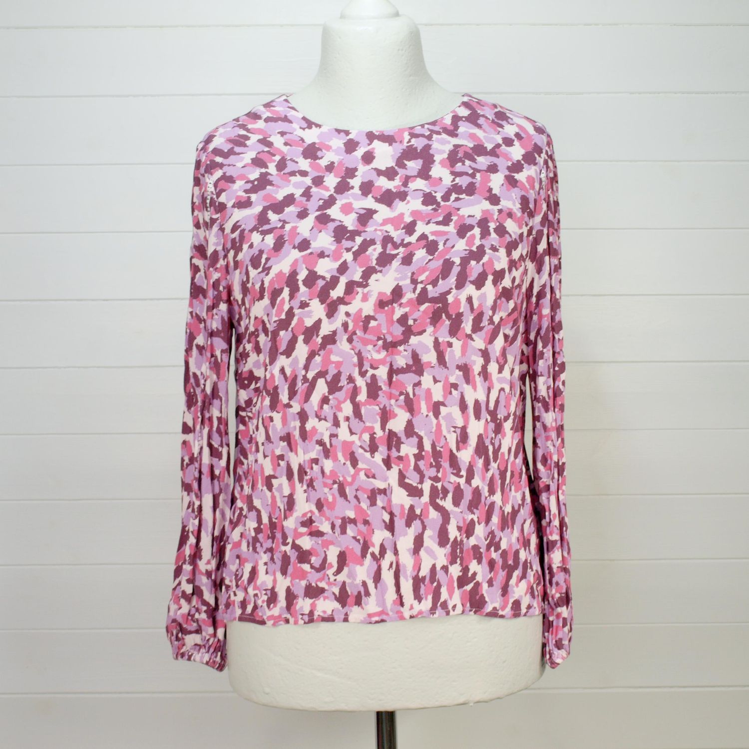 Pure Collection Pink Viscose Blouse - L