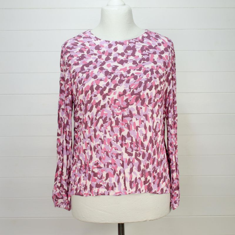Pure Collection Pink Viscose Blouse