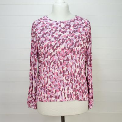 Pure Collection Pink Viscose Blouse - L