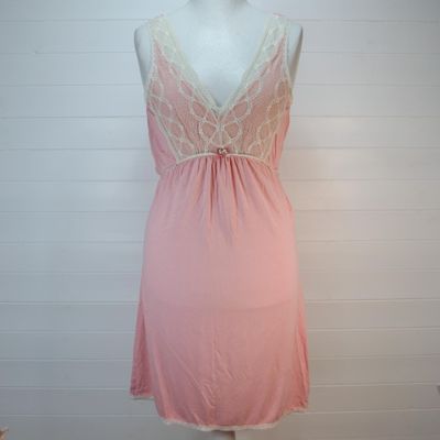 Beldona Switzerland Pink Cotton Lacy Nightie