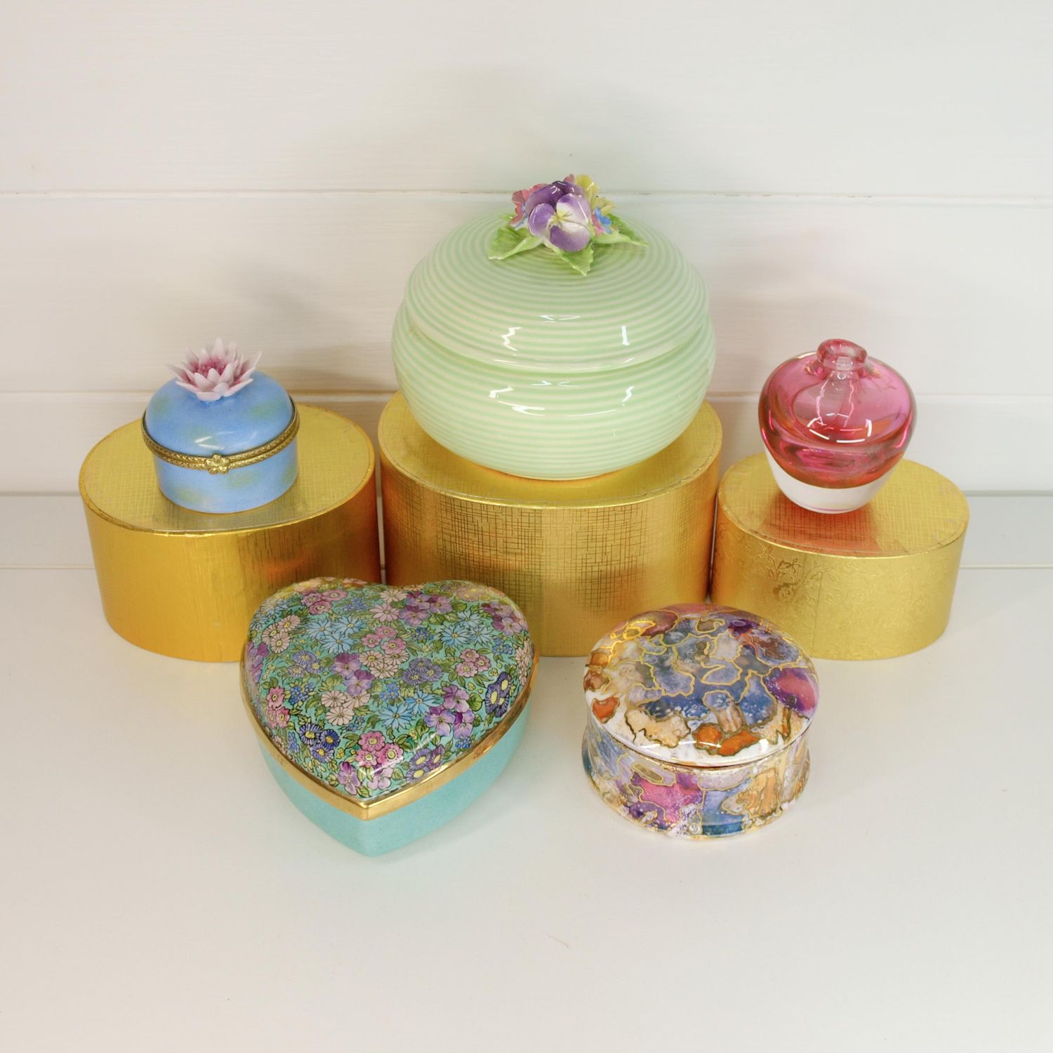 Vintage Trinket Pots 