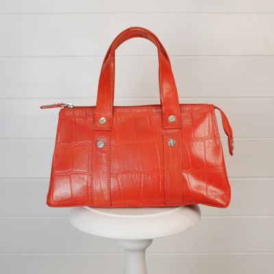 Tommy &amp; Kate Small Red Leather Handbag